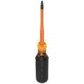 Klein Tools 6944INS Slim-Tip 1000V Insulated Screwdriver, #2 Square, 4-Inch Round Shank-