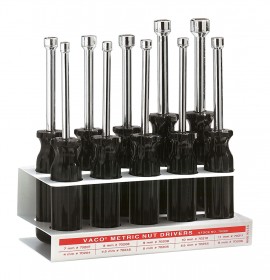 Klein Tools 70200 Nut Driver Set, 10-piece, metric-