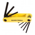 Klein Tools 70574 Grip-It Nine Key Hex Set with 2 positions-
