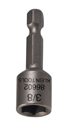 Klein Tools 86600 Douilles hexagonales aimant&amp;eacute;es de 1/4 &amp;quot;, pqt de 3-