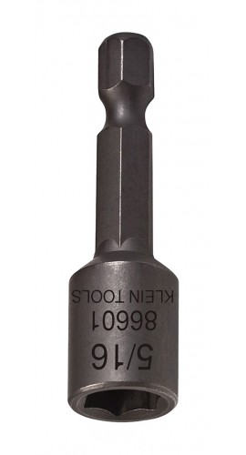 Klein Tools 86601 Douilles hexagonales aimant&amp;eacute;es de 5/16 &amp;quot;, pqt de 3-