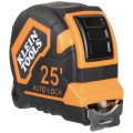 Klein Tools 9125AL Ruban &amp;agrave; mesurer autobloquant &amp;agrave; crochet simple de 7,6&amp;nbsp;m-