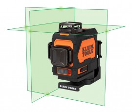 Klein Tools 93PLL Niveau laser vert &amp;agrave; trois plans et &amp;agrave; nivellement automatique rechargeable-