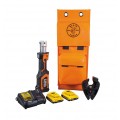 Klein Tools BAT207T4 Coupe-c&amp;acirc;bles &amp;agrave; batterie poches c&amp;acirc;bles ACSR, 2 Ah-