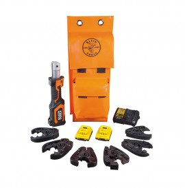 Klein Tools BAT207T14 Trousse de coupe-c&amp;acirc;bles/pince &amp;agrave; sertir &amp;agrave; batterie, 2 Ah-