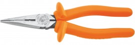 Klein Tools D203-8-INS Insulated Long Nose Pliers, 8&amp;quot;-