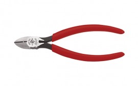 Klein Tools D2406 Pince &amp;agrave; d&amp;eacute;nuder &amp;agrave; coupe diagonale de 15,6 cm &amp;agrave; puissant effet de levier-