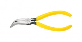 Klein Tools D302-6 Curved Long Nose Pliers, 6"-
