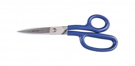 Klein Tools G718LRC Carpet Shears with ring, curved handle, 9"-