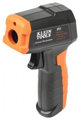 Klein IR1 Infrared Thermometer with targeting laser, -4 to 752&amp;deg;F, 10:1-
