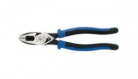 Klein Tools J20009NECRTP Pinces de monteur de lignes, utilisation du fil de tirage/sertissage, 241 mm-
