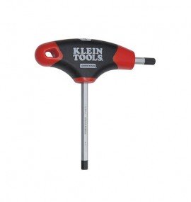 Klein Tools JTH4E13 Cl&amp;eacute; hexagonale &amp;agrave; manche en T Journeyman de 1/4 &amp;quot;, tige de 102 mm-