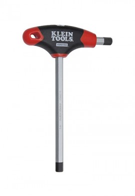 Klein Tools JTH6E13 Cl&amp;eacute; hexagonale &amp;agrave; manche en T Journeyman de 1/4 &amp;quot;, tige de 152 mm-