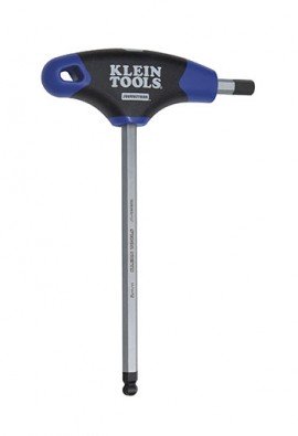 Klein Tools JTH6M6BE Journeyman Ball Hex Key with T-handle, 6 mm, 6" blade-