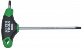 Klein Tools JTH6T25 Cl&amp;eacute; hexagonale Torx&amp;reg; T25 &amp;agrave; manche en T Journeyman, tige de 152 mm-