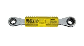 Klein Tools KT223X4INS Cl&amp;eacute; &amp;quot;lygonale isol&amp;eacute;e 4‑en‑1 poches monteurs de lignes-