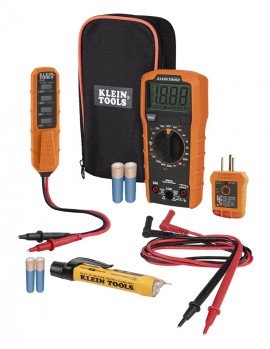 Klein Tools MM320KIT Digital Multimeter Electrical Test Kit-