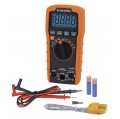 Klein Tools MM420 Digital Multimeter, TRMS Auto-Ranging, 600V, Temp-