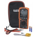 Klein Tools MM450 Digital Multimeter, TRMS, 600V AC/DC, 10A AC/DC, Temperature-