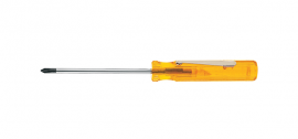 Klein Tools P12 Pocket-Clip Screwdriver, 2.5", #0 Phillips tip-