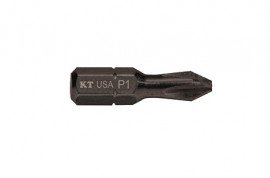 Klein Tools PH115 Embouts de 25 mm &amp;agrave; t&amp;ecirc;te cruciforme n&amp;deg; 1 poches outils &amp;eacute;lectriques, pqt de 5-