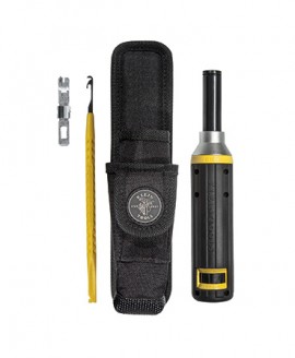 Klein Tools VDV427822 Jeu de 4 outils de sertissage de c&amp;acirc;ble &amp;agrave; impact &amp;agrave; prise coussin&amp;eacute;e-