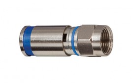 Klein Tools VDV812623 Connecteurs &amp;agrave; compression F &amp;agrave; l'&amp;eacute;preuve des intemp&amp;eacute;ries, RG6, pqt de 10-