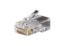 Klein Tools VDV826-611 RJ-45 Modular Data Plugs, CAT5 and CAT5e, 100-pack-