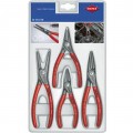Knipex 2003SB Ensemble de pinces pour circlips, lot de 4, internes et externes-