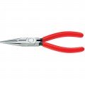 Knipex 25 01 160 Snipe Nose Side Cutting Pliers, 6-&amp;frac14;", plastic coated-