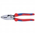 Knipex 90 22 40 Lineman's Pliers, 9.5", multi-component grips-