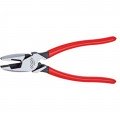 Knipex 91 12 40 Lineman's Pliers, 9.5", with fish tape puller-