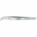 Knipex 923428 Precision Tweezers, 4", 45&amp;deg; angled needle-point-
