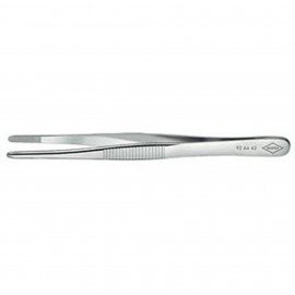 Knipex 926443 Precision Tweezers, 4-&amp;frac34;", blunt tips-