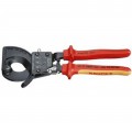 Knipex 9536250 Coupe-c&amp;acirc;bles &amp;agrave; cliquet isol&amp;eacute;s, 254 mm, 1000 V-