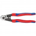Knipex 9562190 Coupe-c&amp;acirc;bles m&amp;eacute;talliques, 190.5 mm, avec matrices de sertissage-