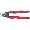 Knipex 95 62 190 Wire Rope Shears, 7.5", with crimping dies-
