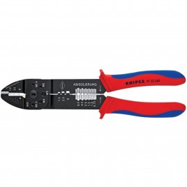 Knipex 9722240 Pince &amp;agrave; sertir, 215.9 mm, 0.5 &amp;agrave; 6.0 mm&amp;sup2;-