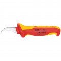KNIPEX KNT-985313 Couteau &amp;agrave; d&amp;eacute;gainer isol&amp;eacute;, 1000 V, 177.8 mm-