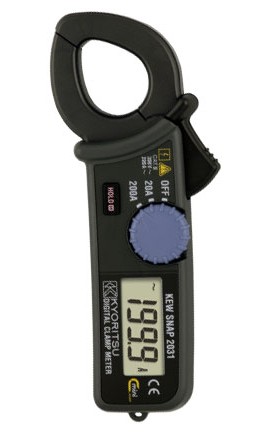 Kyoritsu 2031 Digital Clamp Meter, 20A/200A-