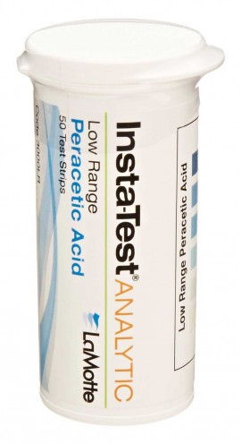 LaMotte 3000LR Peracetic Acid, Low Range Single Factor Test Strips -