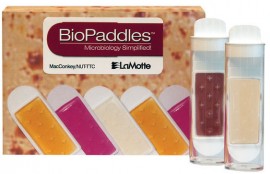 LaMotte 5552 BioPaddles, Tryptic Soy Agar (TSA) and Rose Bengal Chloramphenicol Agar (RB)-