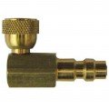 Lang Tools TU-32-24 Adaptateur &amp;agrave; angle droit pour moteurs diesel International et Ford Power Stroke, raccord rapide m&amp;acirc;le vers Schrader International-