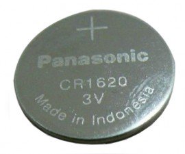 Lascar BAT 3V0 1620 CR1620 Lithium Coin Battery, 3 V-
