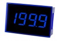 Lascar SP 300-BLUE Splash-Proof Ultra Low Profile Blue LED Voltmeter-