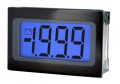 Lascar SP 400-BLUE Splash-Proof Ultra Low Profile LCD Voltmeter, blue backlighting, 9-pin-