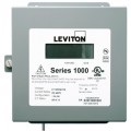 Leviton 1N240-041 Indoor Dual Element kWh Meter, MAX 400A, Meter Only-