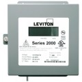 Leviton 2N208-121 Indoor Three Phase Element Meter, 120/240/208V, MAX 1200A, Meter Only-