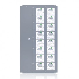 Leviton 2X411-CFG Extra Large Series 2000 MMU Multiple Meter Units, 277/480V, 11 Three Element Meters-
