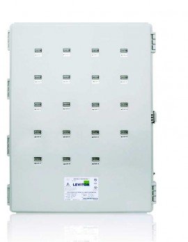 Leviton 6L305-CFG Large Mini Meter MMU, 120/240V, 5 Dual Element Meters-